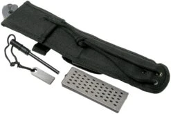 Schrade Frontier 5" Fixed Blade SCHF51M Micarta, 1095 Carbon Steel, Cuchillo Fijo Con Piedra De Afilar Y Yesquero -Cuchillos Tienda de ventas SCHF51M 08 schrade