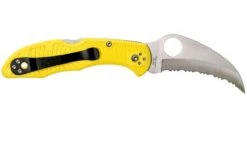 Spyderco Tasman Salt 2 C106SYL2 Navaja, Amarillo -Cuchillos Tienda de ventas SPC106SYL2 02 spyderco spc106syl2 02