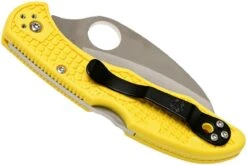 Spyderco Tasman Salt 2 C106SYL2 Navaja, Amarillo -Cuchillos Tienda de ventas SPC106SYL2 04 spyderco spc106syl2 04