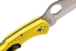 Spyderco Tasman Salt 2 C106SYL2 Navaja, Amarillo -Cuchillos Tienda de ventas SPC106SYL2 06 spyderco spc106syl2 06