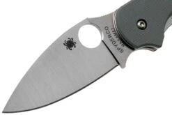 Spyderco C123GPGY Sage 1, Cool Gray G-10, Maxamet Navaja -Cuchillos Tienda de ventas SPC123GPGY 03 spyderco