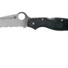 Spyderco Rescue 3 Thin Blue Line C14FSBKBL3 Cuchillo De Rescate De Sierra