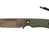 TRC Knives K-1S, Elmax Apocalypse Finish, Green Canvas Micarta, Cuchillo Fijo