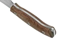 White River Camp Cleaver WRCC55-BNA Natural Burlap Micarta, Cuchillo De Camping -Cuchillos Tienda de ventas WRCC55 BNA 04 whiteriver