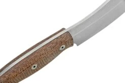 White River Camp Cleaver WRCC55-BNA Natural Burlap Micarta, Cuchillo De Camping -Cuchillos Tienda de ventas WRCC55 BNA 05 whiteriver