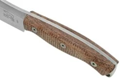 White River Camp Cleaver WRCC55-BNA Natural Burlap Micarta, Cuchillo De Camping -Cuchillos Tienda de ventas WRCC55 BNA 06 whiteriver